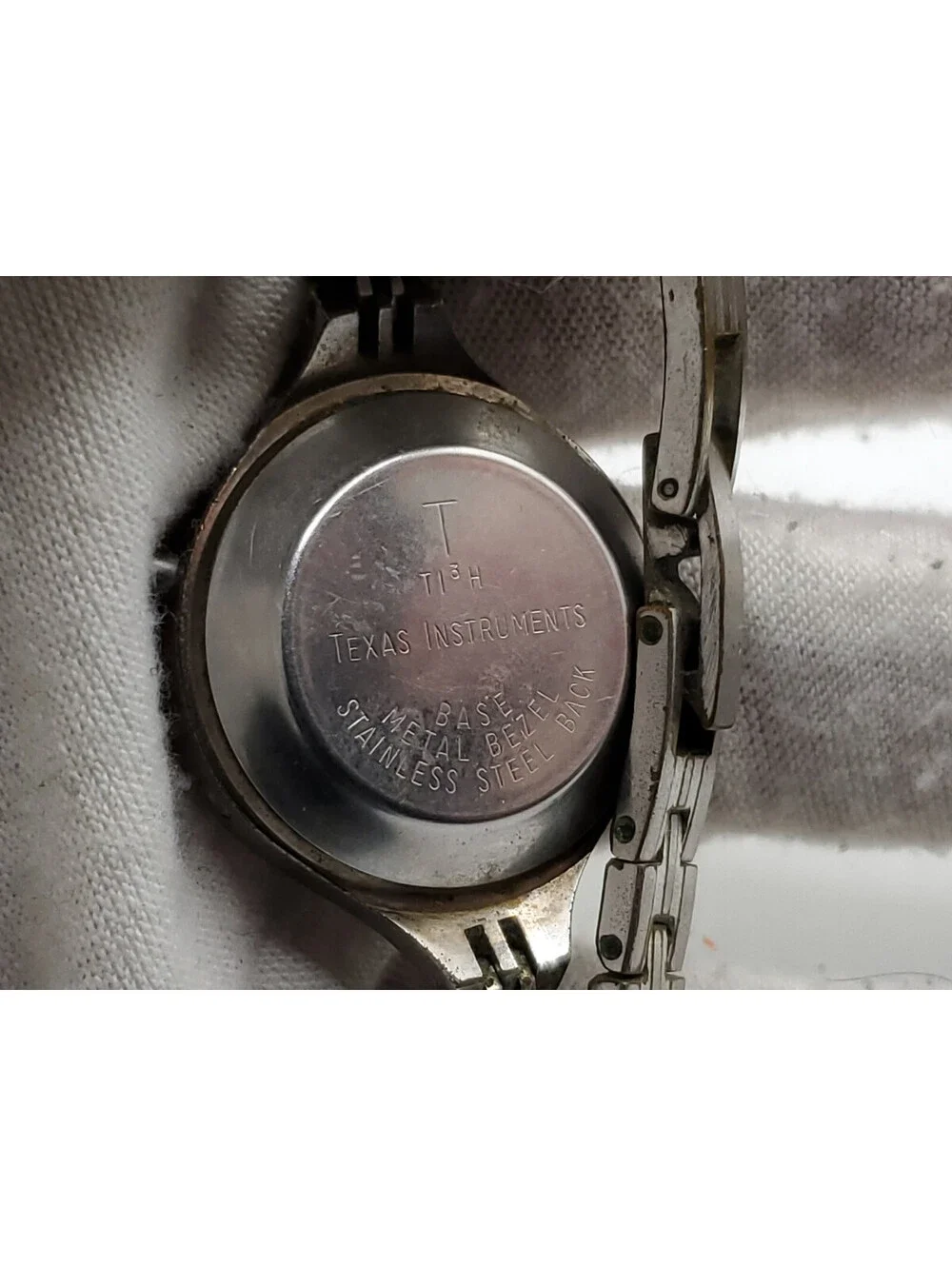 Vintage Ti Texas Instruments LCD Quartz Womens  Watch For Parts Or Repair